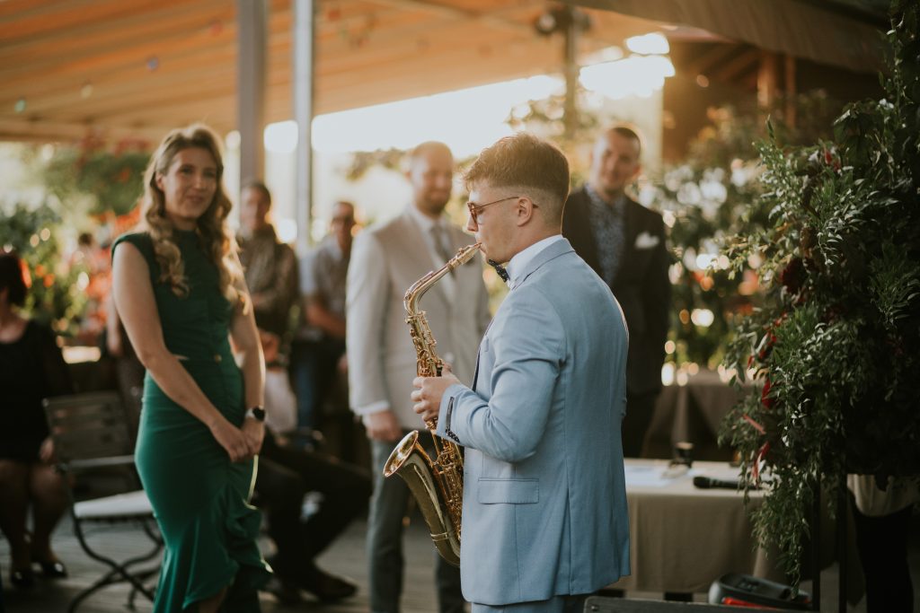 Collaborating with happy clients.